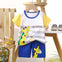 Yellow & Blue H. Tong 2 Pc Set NS6056B